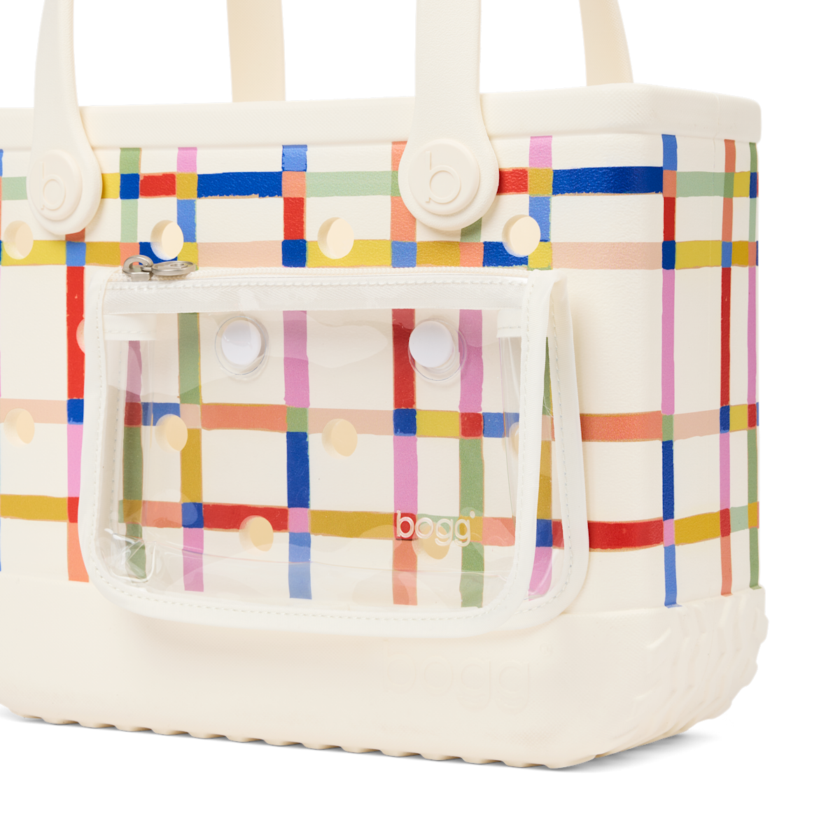 Bitty Bogg Bag - Red, White and Plaid - Daily Relief