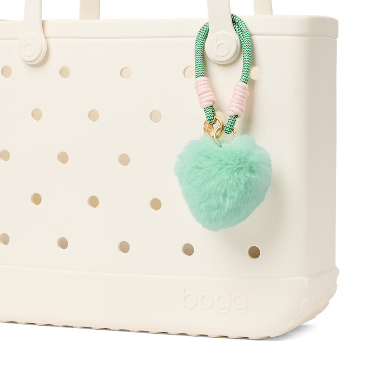 Bogg'd & Charmed - Green Heart Pouf - Daily Look